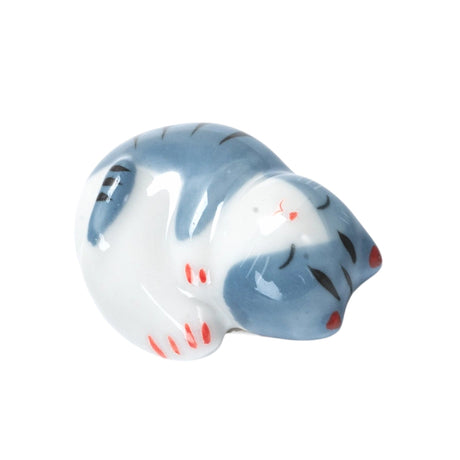 Sleepy Grey Cat Chopsticks Rest

Porcelain gray sleepy cat chopstick rest / pen rest.