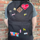 Whatever :P

Embroidered patch
Iron on backing
3.5" x 1.75"
Packaged in a cellophane hanging bag
Recycled kraft paper backing card
Application instructions are included on the back side of packaging
Designed in Knoxville, TN, produced in China