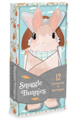 This adorable stationery lets you send your message wrapped up in a snuggly bunny hug! With folded hugging arms so the bunnies can sit up to be displayed, each of these 12 cute greeting cards and envelopes will send a big bunny snuggle to your friends and family. Perfect for hoppy occasions, springtime affections, Easter greetings, and any reason to send a long-distance hug.

VARIETY OF BUNNIES: This set includes four adorable bunny designs, appropriate for any occasion that requires a big hug, happy or sad
