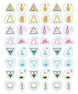 So. Many. Astrology Stickers. features 2,565 fun and trendy stickers that celebrate all zodiac signs. What's your zodiac sign? And how about your moon and rising signs? This magical sticker book will help you sticker all the things with your iconic personality traits (Aries = ambitious), empowering phrases (If you want it done right, ask a Taurus), and compatibility (Libra ♥ Gemini), plus cute symbols, constellations, and more. All perfect for decorating notes and birthday cards, planners, and journals.