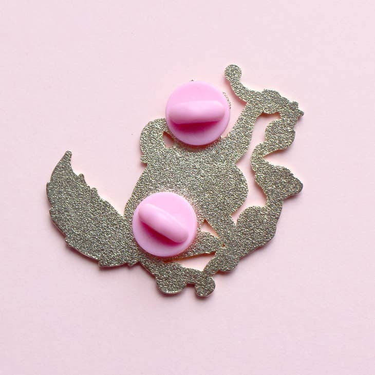 Glitter Punk - Solar Cat Enamel Pin