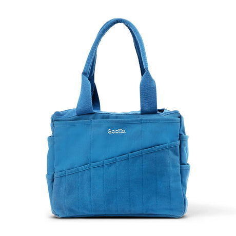 Your art is bold. Your bag should be too. The world's most loved art supply bag, pottery tool bag &amp; knitting project bag – backed by over 10,000 global artists!

✌️ 15 stunning colors ✌️

🌈 Over 30 Pockets Of Varying Sizes

🌈 Slanted Skinny Pockets : For your most-loved tools that beg for your attention (carving tools, knitting needles, crochet hooks

🌈&nbsp;Large Interior Storage + 2 interior pockets: Perfect for carrying glazes, knitting yarn, crochet supplies, and craft supplies

🌈 Phone &amp; Wa