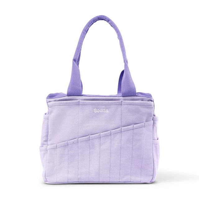 Your art is bold. Your bag should be too. The world's most loved art supply bag, pottery tool bag &amp; knitting project bag – backed by over 10,000 global artists!

✌️ 15 stunning colors ✌️

🌈 Over 30 Pockets Of Varying Sizes

🌈 Slanted Skinny Pockets : For your most-loved tools that beg for your attention (carving tools, knitting needles, crochet hooks

🌈&nbsp;Large Interior Storage + 2 interior pockets: Perfect for carrying glazes, knitting yarn, crochet supplies, and craft supplies

🌈 Phone &amp; Wa