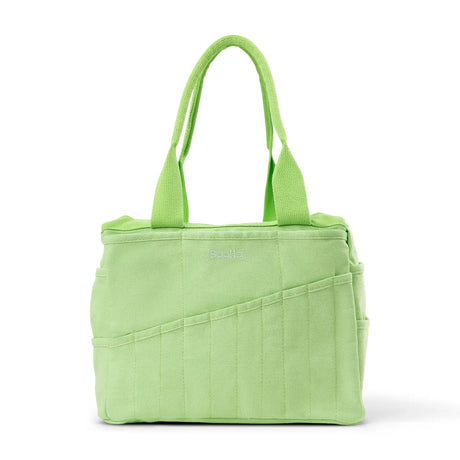 Your art is bold. Your bag should be too. The world's most loved art supply bag, pottery tool bag &amp; knitting project bag – backed by over 10,000 global artists!

✌️ 15 stunning colors ✌️

🌈 Over 30 Pockets Of Varying Sizes

🌈 Slanted Skinny Pockets : For your most-loved tools that beg for your attention (carving tools, knitting needles, crochet hooks

🌈&nbsp;Large Interior Storage + 2 interior pockets: Perfect for carrying glazes, knitting yarn, crochet supplies, and craft supplies

🌈 Phone &amp; Wa