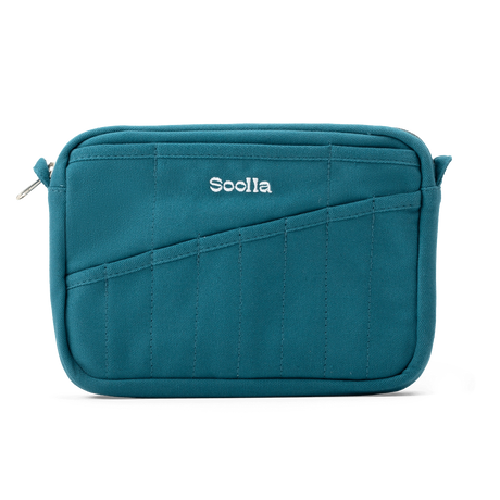 Front layout: 8 slanted pockets + 3 directly behind
Interior: Main compartment fits an A5 notebook; two open compartments on each wall
Back panel: 3 wide exterior pockets + one full-length slip pocket&nbsp;
Quick-drying duck canvas — sturdy, breathable, and machine-washable
Convertible design — hooks for your own strap or a Soolla strap (coming soon)&nbsp;
Structured silhouette — holds its shape even when lightly packed
Full-width YKK zipper — smooth and durable
Compact profile — fits inside larger bags or 