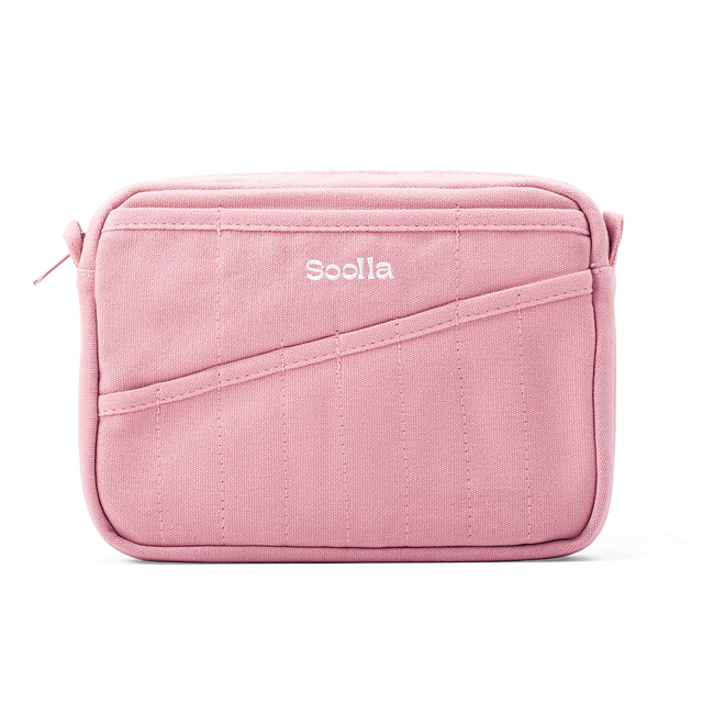 Features &amp; Specs

Front layout: 8 slanted pockets + 3 directly behind
Interior: Main compartment fits an A5 notebook; two open compartments on each wall
Back panel: 3 wide exterior pockets + one full-length slip pocket&nbsp;
Quick-drying duck canvas — sturdy, breathable, and machine-washable
Convertible design — hooks for your own strap or a Soolla strap (coming soon)&nbsp;
Structured silhouette — holds its shape even when lightly packed
Full-width YKK zipper — smooth and durable
Compact profile — fits 