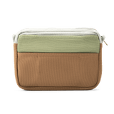 Features &amp; Specs

Front layout: 8 slanted pockets + 3 directly behind
Interior: Main compartment fits an A5 notebook; two open compartments on each wall
Back panel: 3 wide exterior pockets + one full-length slip pocket&nbsp;
Quick-drying duck canvas — sturdy, breathable, and machine-washable
Convertible design — hooks for your own strap or a Soolla strap (coming soon)&nbsp;
Structured silhouette — holds its shape even when lightly packed
Full-width YKK zipper — smooth and durable
Compact profile — fits 