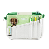 Soolla Studio Pouch - Hope Limyansky

A compact carry-all pouch for artists, makers, and stationary lovers who appreciate a little order in their chaos. Structured enough to hold its form, soft enough to fit anywhere, and fully machine-washable for the days that get a little messy — your tools, pens, and creative essentials stay safe, visible, and ready wherever you go.

Inside, 20 pockets make space for art supplies, stationary essentials, and an A5 notebook, all secured by a smooth YKK zipper. Sized to fi