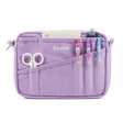 A compact carry-all pouch for artists, makers, and stationary lovers who appreciate a little order in their chaos. Structured enough to hold its form, soft enough to fit anywhere, and fully machine-washable for the days that get a little messy — your tools, pens, and creative essentials stay safe, visible, and ready wherever you go.

Inside, 20 pockets make space for art supplies, stationary essentials, and an A5 notebook, all secured by a smooth YKK zipper. Sized to fit within larger bags or carry on its o