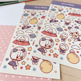 Cherry Rabbit - Space Adventure Sticker