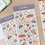 Cherry Rabbit - Space Adventure Sticker