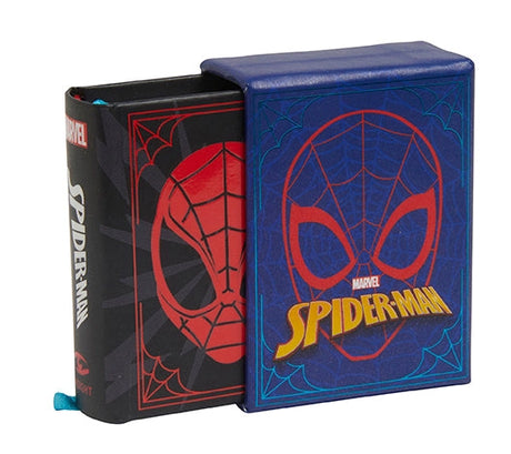Spider-Man is associated with some of the most famous quotes in all of comics’ history. From hilarious quips to wise proclamations about heroism and responsibility, few super heroes are as quotable as Spider-Man. Now, fans can enjoy their favorite Spidey quotes with this comprehensive, pocket-sized collection. 

Take Spider-Man’s heroism with you wherever you go: With its 1.34” x 1.73” size, this tiny book fits in the palm of your hand. 

More than 150 quotes: Packed with plenty of one-liners, quips, and in
