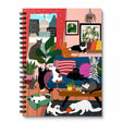 Spiral Notebook - House of Kitty Cats

A cheerful, everyday notebook designed to brighten your workspace and spark creativity. Whether you’re journaling, planning, doodling, or organizing your day, it’s a delightful companion for home, school, or the office.

A-5 Spiral Notebook
5 3/4" x 8 1/4"
Sturdy double-spiral binding
Heavy Cover Stock with 3 layers of 400 gsm
160 ruled pages
Natural white text paper