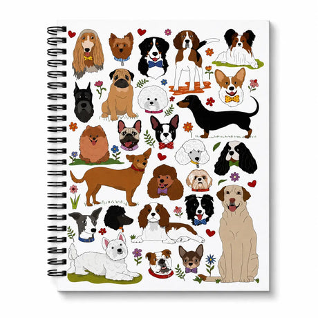 A cheerful, everyday notebook designed to brighten your workspace and spark creativity. Whether you’re journaling, planning, doodling, or organizing your day, it’s a delightful companion for home, school, or the office.

A-5 Spiral Notebook
5 3/4" x 8 1/4"
Sturdy double-spiral binding
Heavy Cover Stock with 3 layers of 400 gsm
160 ruled pages
Natural white text paper