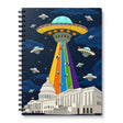 A cheerful, everyday notebook designed to brighten your workspace and spark creativity. Whether you’re journaling, planning, doodling, or organizing your day, it’s a delightful companion for home, school, or the office.

A-5 Spiral Notebook
5 3/4" x 8 1/4"
Sturdy double-spiral binding
Heavy Cover Stock with 3 layers of 400 gsm
160 ruled pages
Natural white text paper