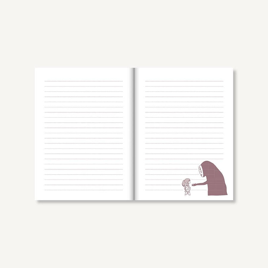Spirited Away: No Face Plush Journal Studio Ghibli