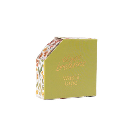 Spring Garden Washi Tape

Our washi tape is made for paper lovers, pen pals, and anyone who gets butterflies in the stationery aisle. Perfect for journaling, scrapbooking, decorating envelopes, or adding a personal touch to planners and calendars. It's gentle on paper, easy to tear by hand, and removable without leaving residue, so you can rearrange, redo, and re-stick as needed.

Design Features:&nbsp;

Each roll measures 15mm wide on a 10m roll
Full color repeating pattern
Washi tape dispenser packaging
P
