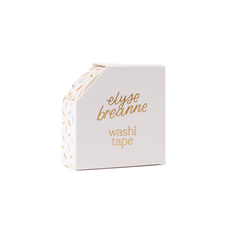 Our washi tape is made for paper lovers, pen pals, and anyone who gets butterflies in the stationery aisle. Perfect for journaling, scrapbooking, decorating envelopes, or adding a personal touch to planners and calendars. It's gentle on paper, easy to tear by hand, and removable without leaving residue, so you can rearrange, redo, and re-stick as needed.

Design Features:&nbsp;

Each roll measures 15mm wide on a 10m roll
Full color repeating pattern
Washi tape dispenser packaging
Printed on semi-translucent