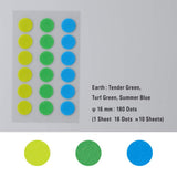 Parches de cinta adhesiva circular Stalogy de 16 mm - Shuffle Earth