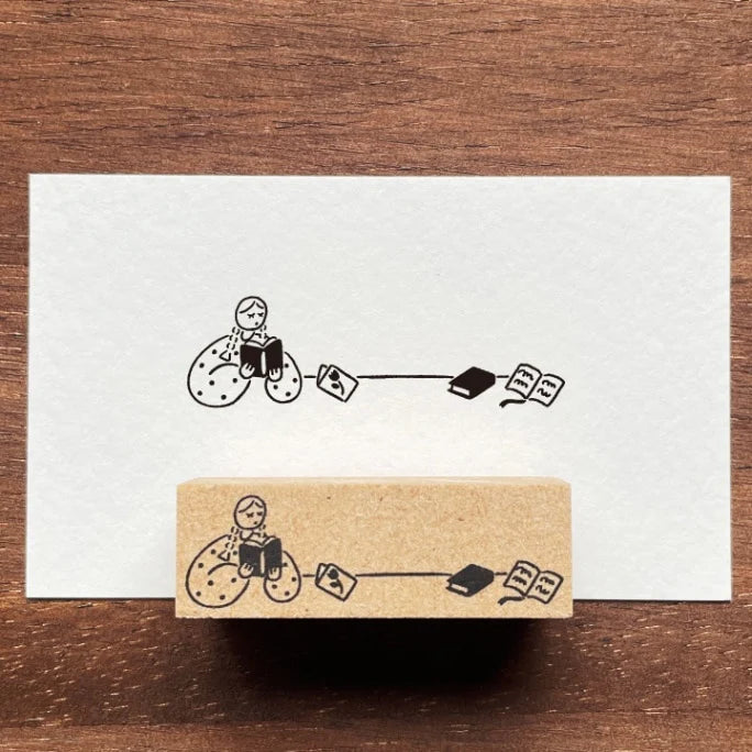 Stamp Marche Marl-chan Illustration Wooden Stamp - Reading


Bring a touch of charm to your journaling with this adorable Marl‑chan wooden stamp from Stamp Marche. Featuring the brand’s signature sign girl, this illustration stamp adds personality and warmth to planners, letters, scrapbooks, and creative projects.


Each stamp is crafted with a solid wooden mount and high‑quality rubber, giving you crisp, clean impressions every time. Whether you’re decorating daily spreads or adding a cute accent to handma