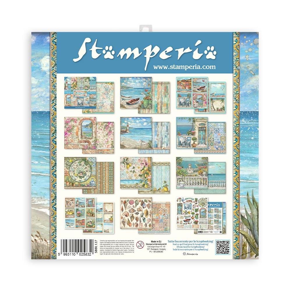 Bloc de papel Stamperia Blue Dream de 12" x 12" 