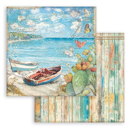 Stamperia Blue Dream Paper Pad 12"X12"