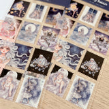 Cherry Rabbit - Starry Night II Sticker Sheet