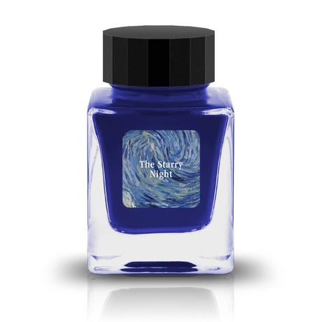 The Starry Night Ink

The Respect Collection pays homage to artistic masterpieces with inks that display the vibrant colors found in these artworks. These inks are also a part of the Crystal Line which has been produced specifically for glass pens.&nbsp;

RGB: 25, 25, 112
Blue

30ml

Glass Pen Only