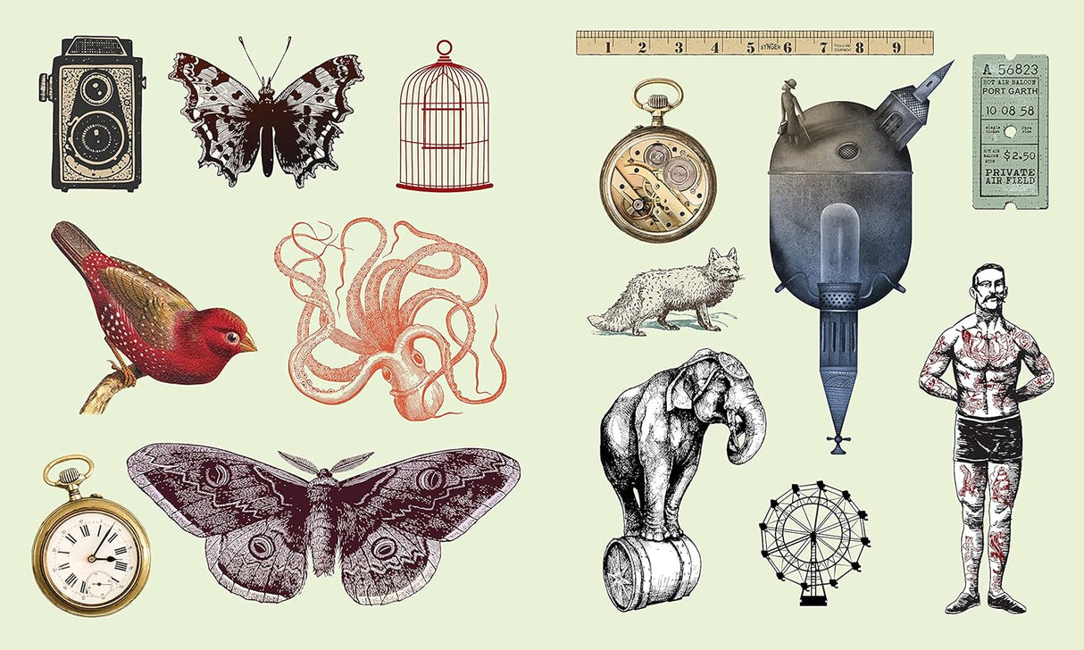 Sticker Studio: Arcana Vintage Ephemera Gallery
