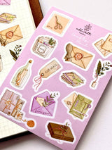 Hoja de pegatinas washi de Crafty Mail