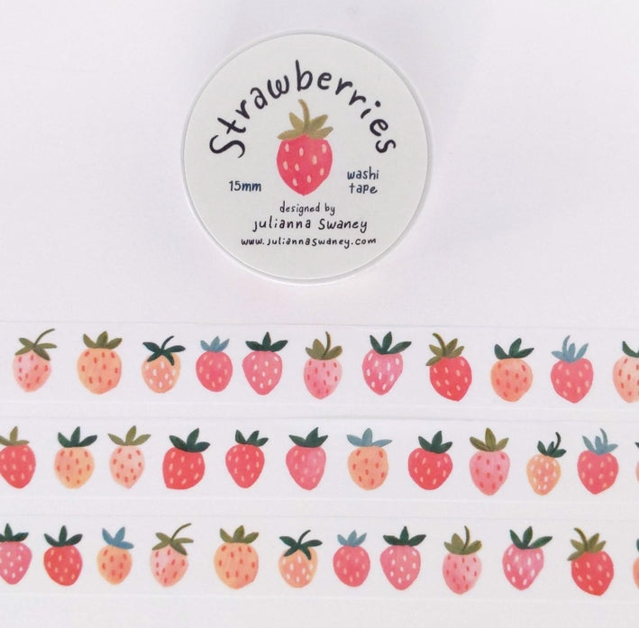 Julianna Swaney - Strawberries Washi Tape