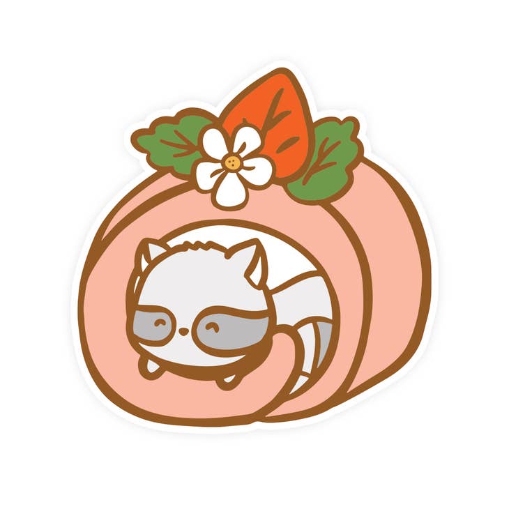 Strawberry Ramona Roll Sticker