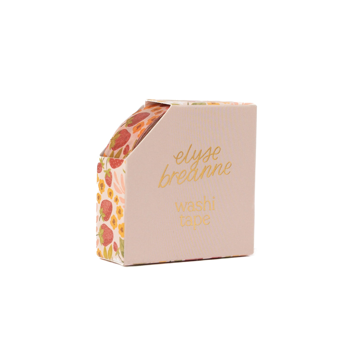 Strawberry Patch Washi Tape

Our washi tape is made for paper lovers, pen pals, and anyone who gets butterflies in the stationery aisle. Perfect for journaling, scrapbooking, decorating envelopes, or adding a personal touch to planners and calendars. It's gentle on paper, easy to tear by hand, and removable without leaving residue, so you can rearrange, redo, and re-stick as needed.

Design Features:&nbsp;

Each roll measures 15mm wide on a 10m roll
Full color repeating pattern
Washi tape dispenser packagin