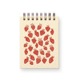 Berry delightful and oh-so-charming! This notebook is here to inspire your most fruitful ideas and keep your days feeling fresh. Whether it’s for brainstorming, journaling, or daydreaming, every page is a little slice of happiness!

Additional Details :

3”x4"
65 Unlined Interior Pages
Uncoated Vellum 70# Text Off-White Interior Paper
Bronze Wire-O Binding
Locally Made in Lawrence, Kansas
