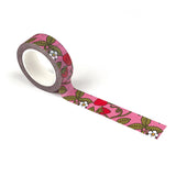 Strawberry vines pattern washi tape.

Each roll is 15mm X 10m
Acid-free
Original Smarty Pants design
Individually shrink wrapped
Kraft label on top displays pattern of tape
White label on bottom with product information