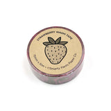 Strawberry vines pattern washi tape.

Each roll is 15mm X 10m
Acid-free
Original Smarty Pants design
Individually shrink wrapped
Kraft label on top displays pattern of tape
White label on bottom with product information