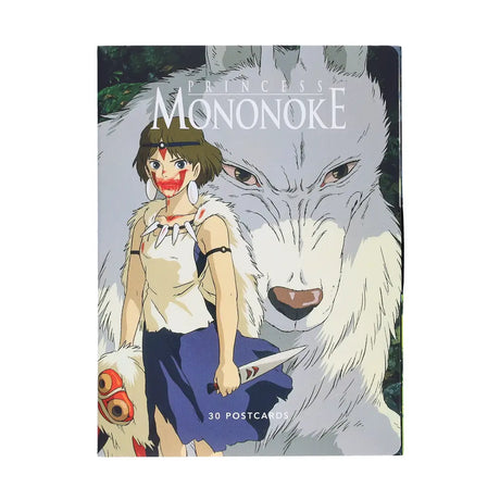 Embark on an exhilarating journey into Studio Ghibli’s historical fantasy film Princess Mononoke, the story of a cursed warrior, a young girl, and their pursuit to restore balance between humanity and nature, with this collection of postcards to keep or send.

Featuring 30 final frames from the film—all hand-drawn and gorgeously detailed—this postcard collection celebrates director Hayao Miyazaki’s epic masterpiece.

&nbsp;© 1997 Hayao Miyazaki/Studio Ghibli, ND

LUXE POSTCARD SET: This collectible package 