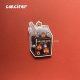 Studio Ghibli X The Juice Box Club Stickers - Calcifer