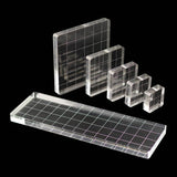 Juego de sellos acrílicos en bloques Studio Series (6 bloques transparentes) 