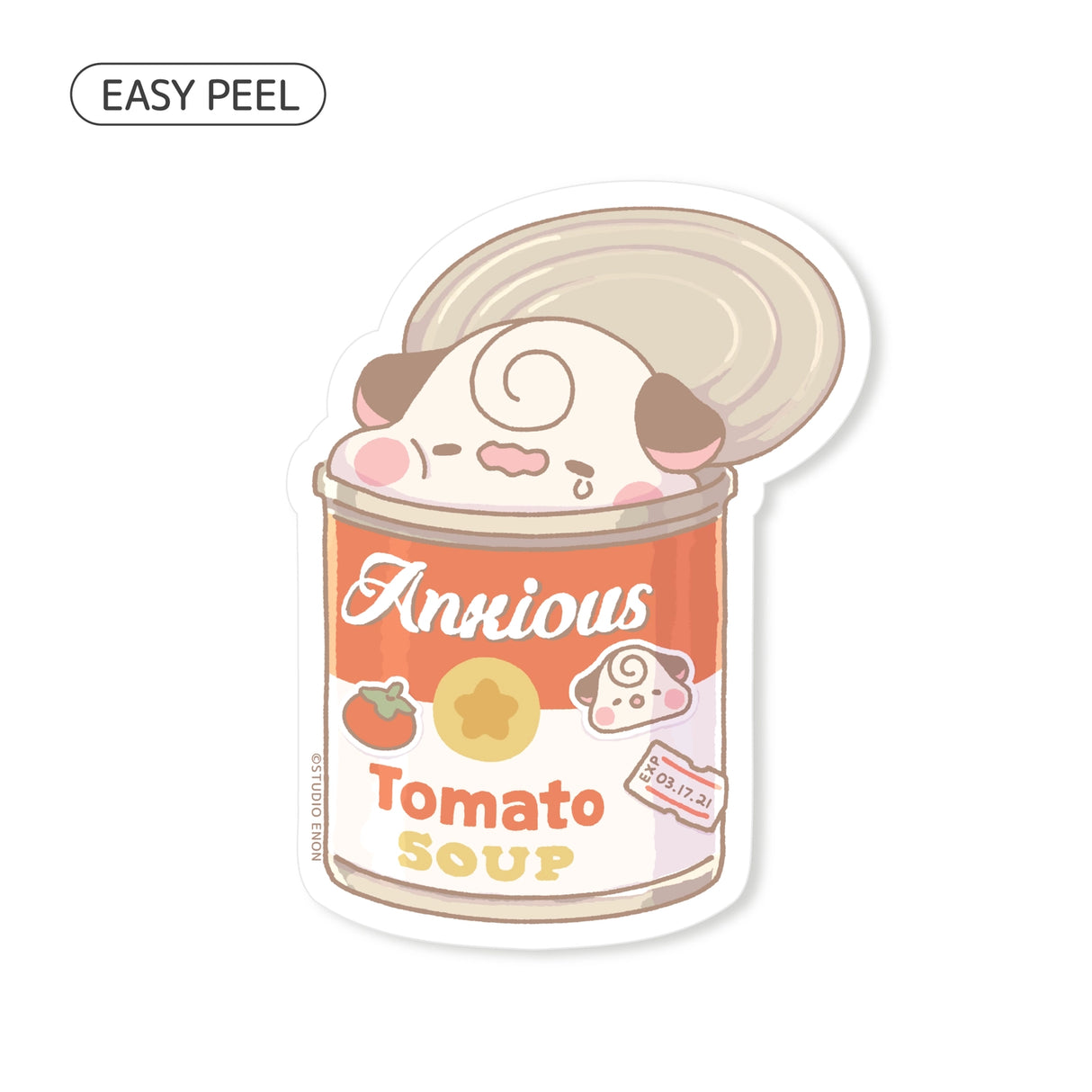 Cute die cut sticker with a premium soft touch. Backing paper is cut for an easy peeling experience.

Dimensions: 1.8" x 2.3" (4.5cm x 5.9cm)
Material: PP
Waterproof
Quantity: 1 sticker