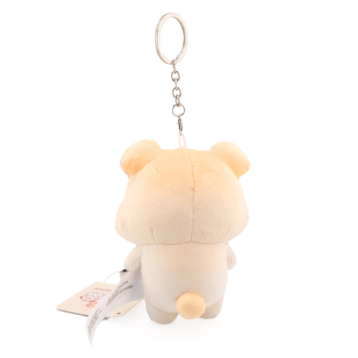 A cute Muffinmaru plush Keychain made of soft and premium materials. Comes with a detachable chain so you can bring this mini Muffinmaru will on many foodie adventures with you.

Approximate Dimensions: plush part 4.5" tall (11cm)
Hand wash only and do not tumble dry, dry clean or iron