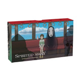 Connect with loved ones near and far with these notecards featuring film stills from Spirited Away, Studio Ghibli's award-winning film about a young girl's journey through the spirit realm.


Includes 16 folded cards with full-color artwork (8 designs, repeating twice) and 16 envelopes in a lovely gift box with a pull-off lid.

Pair this boxed set with other themed merchandise, including Spirited Away Journal, Spirited Away Sketchbook, Studio Ghibli 100 Collectible Postcards volumes 1 and 2, and more, to cr