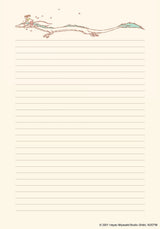 Add a touch of magic and whimsy to your correspondence with this stationery set featuring beloved characters from Spirited Away, Studio Ghibli’s award-winning film about a young girl’s journey through the spirit realm.

This set includes 30 letter-writing sheets (6 unique designs) featuring iconic characters and scenes from the film, 30 coordinating envelopes, plus 70 stickers.