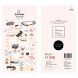 Bring a burst of playful kitty charm to your journal, planner, or happy mail with the Meow sticker sheet from Suatelier. Featuring adorable cat illustrations in soft, cozy colors, this sheet captures all the sweet, silly moments that make cats so lovable. Known for their soft colors and playful aesthetic, Suatelier stickers add an instant dose of warmth and whimsy wherever you place them.

Package measures approx. 8" x 3.5"
Includes 1 sticker sheet