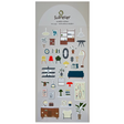 A charming Mid-Century Modern sticker sheet featuring retro furniture, lighting, and decor in warm, earthy tones. Perfect for adding a stylish vintage touch to journals, laptops, and planners.




• This package includes 1&nbsp;sheet of sticker
• Package measures approx. 8" x 3.5"