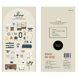 A charming Mid-Century Modern sticker sheet featuring retro furniture, lighting, and decor in warm, earthy tones. Perfect for adding a stylish vintage touch to journals, laptops, and planners.




• This package includes 1&nbsp;sheet of sticker
• Package measures approx. 8" x 3.5"