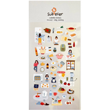 Bring cozy kitchen vibes to your journal, planner, or creative projects with this charming Suatelier sticker sheet. Designed with the warm, whimsical style Suatelier is loved for, this sheet captures everyday cooking moments—perfect for food lovers, vloggers, and anyone who enjoys documenting life’s simple pleasures.

• This package includes 1&nbsp;sheet of sticker
• Package measures approx. 8" x 3.5"