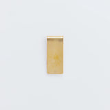 A brass money clip, handcrafted one by one with care.

Not only for holding bills—it’s also useful for keeping documents together with a notebook or planner.

Engraved with the message “God Speed You” and a lighthouse motif, wishing safe travels ahead.

Size: Approx. W2.3 x H5.3cm

As you use it, the brass will develop a natural patina over time—enjoy the changing character that comes with age.

Color: The color you see on your screen may differ from the actual product.

Brass Products

Due to the nature of