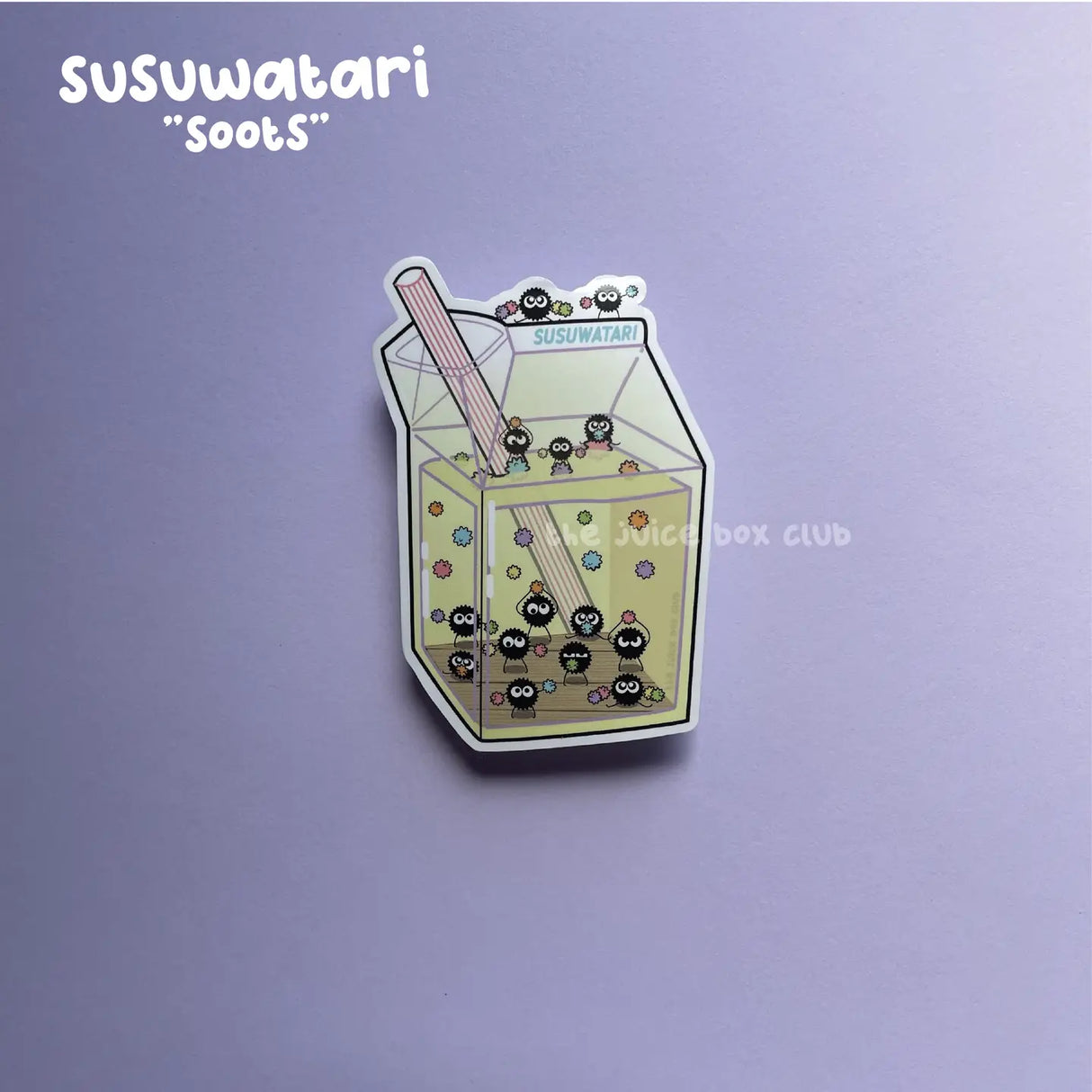 Studio Ghibli X The Juice Box Club Stickers - Susuwatari (Soot Sprites)