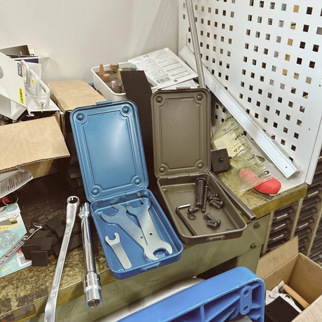 Toyo Steel Stackable Storage Box T-152 Indigo